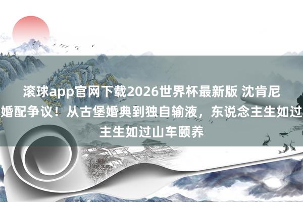 滚球app官网下载2026世界杯最新版 沈肯尼深陷六年婚配争议!从古堡婚典到独自输液,东说念主生如过山车颐养